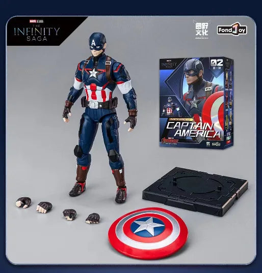 Оригиналната фигурка на Отмъстителите Fondjoy Iron Man MK50 Iron Spider Thor Thanos Hulk, модел, подвижна фигурка, колекция, детска играчка