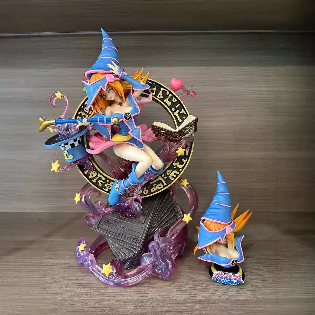 37.5cm Yu-Gi-Oh! Duel Monsters Dark Magician Girl Anime Figure - Action Figure Model Statue For Boys Desktop Decoration Toy Gift