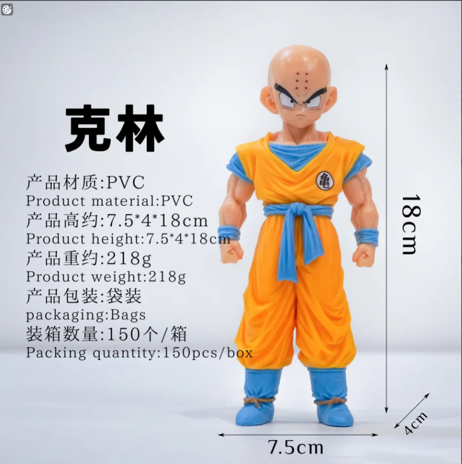 JT Statue Anime Dragon Ball Series Super Saiyan Goku Klin Trunks Figures Pvc Statue Collection Model Room Decoration Gift Toy