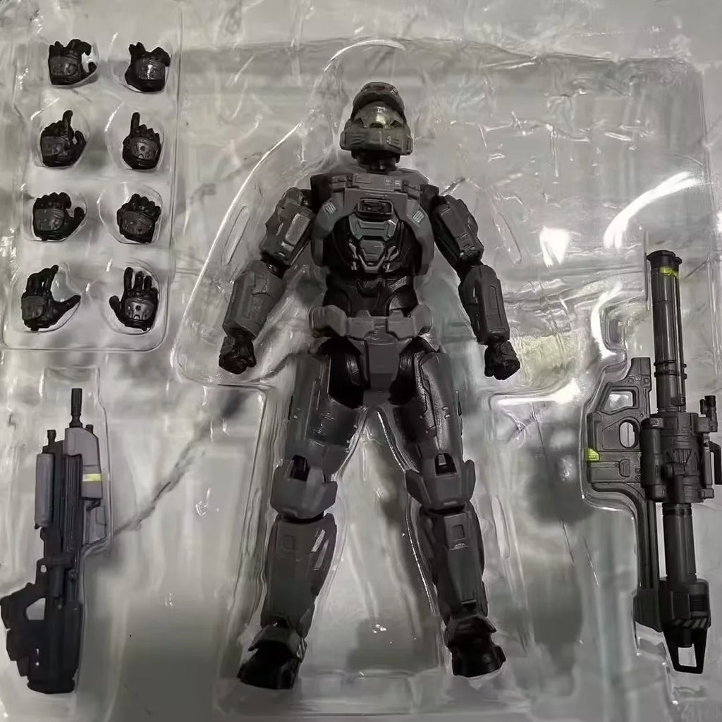 2 Signs 1/12 Articulated Master Chief Pvc Action Figure Collectible Model Toy 18cm Gifts Genuine
