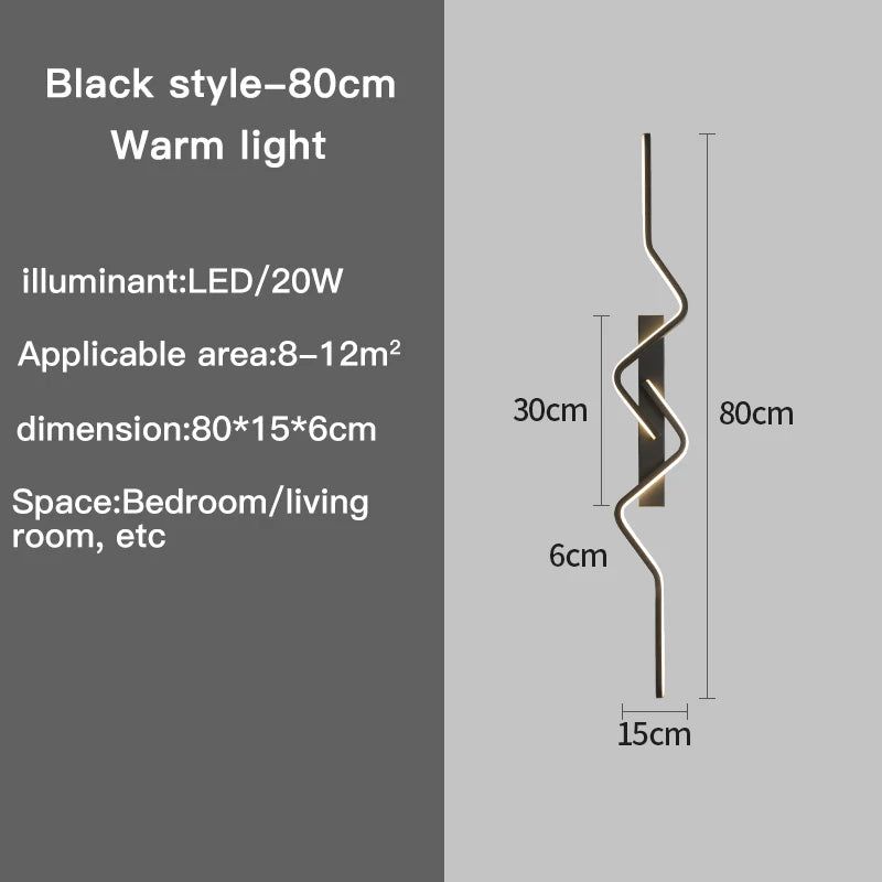 Modern Wall Light Long Decorative Lights Nordic Living Room lights For Wall Corridor Ceiling Light Home Decor Lighting Fixtures
