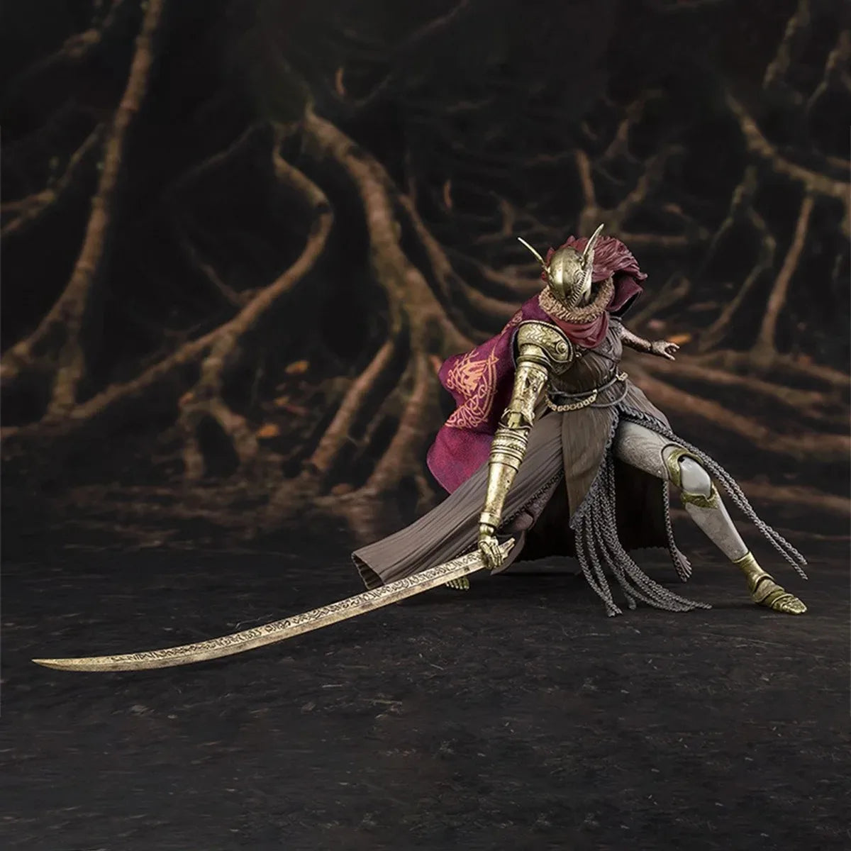 Genuine Bandai Original Elden Ring Figure Model Kits S.H.Figuarts 1/12 Anime Figures Malenia Action Model Toys Gift for Kids
