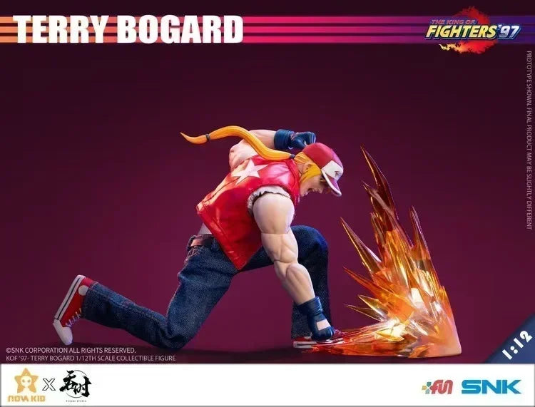 New Stock TUNSHI STUDIO TS-XZZ-005 1/12 Scale Terry Bogard with Double Head Full Set 15.5cm Action Figure Body Model For Fans