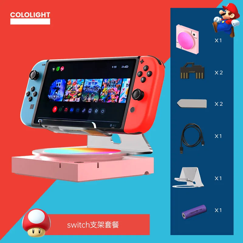 Cololight Gamepad Bracket Quantum Light RGB MIX Game Switch2 Game Handle Bracket Base Display Stand Table Gamer Accessories Gift