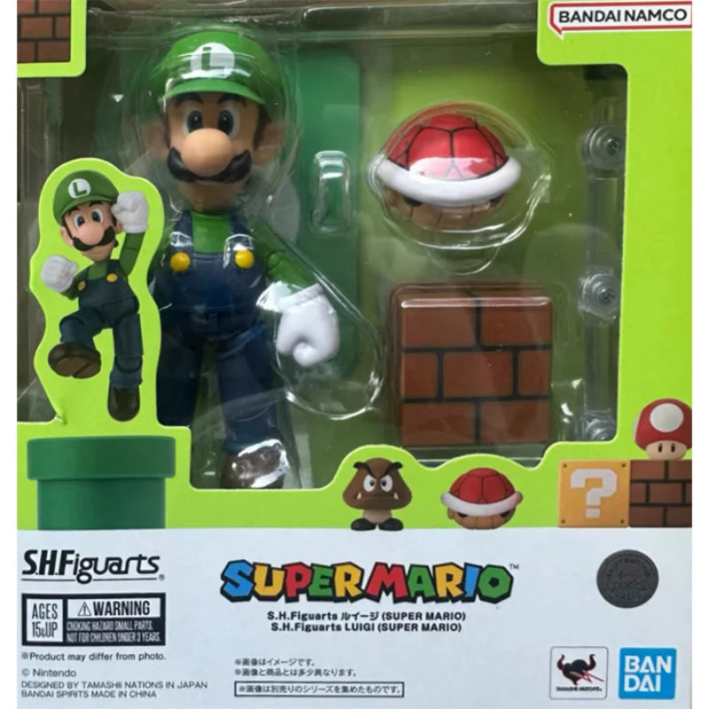 Bandai SHF Super Mario Luigi Cuckold Action Figure Available in stock