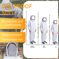 Full body beekeeping suit Professional beekeeper protective clothing Safety veil Unisex child protection