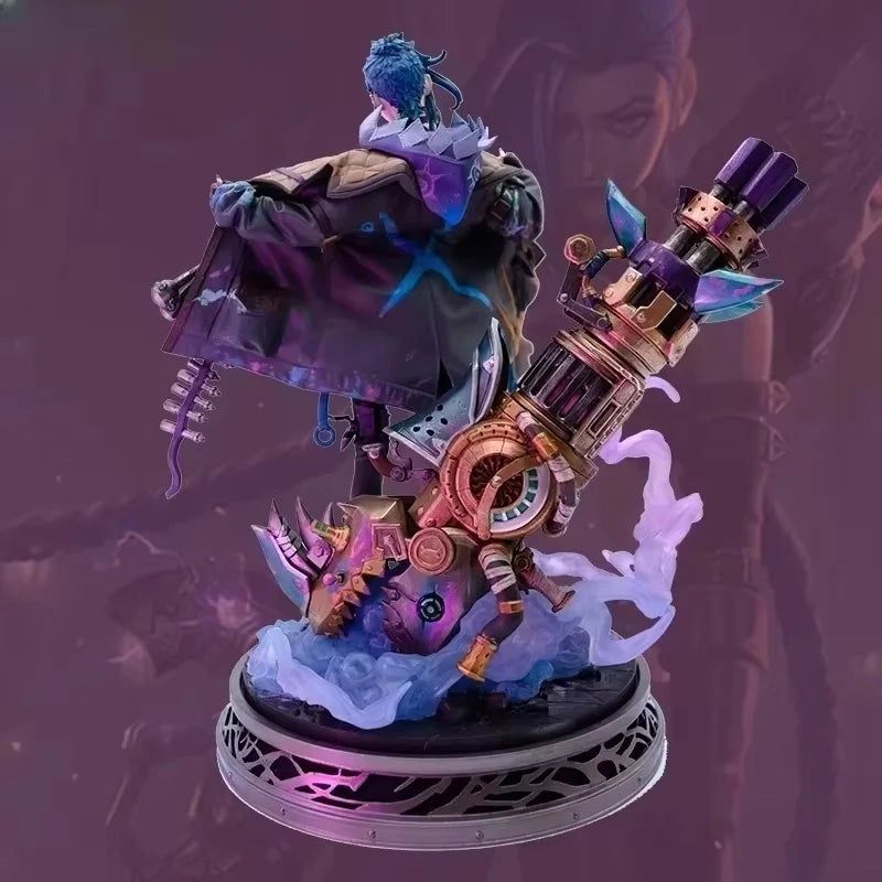League of Legends Lol Double City War Jinx 1/7 Скулптура Аксесоари за игри Фигурки Колекционерски играчки за геймъри