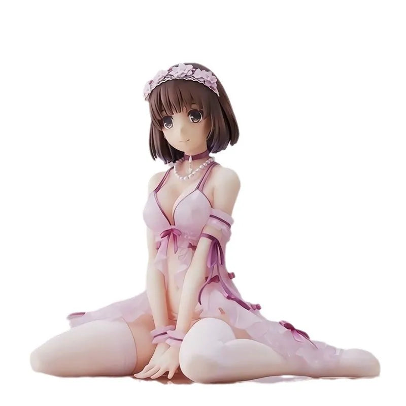 Sexy Anime Girl Aoki Hayato Figure Desktop Car Ornament Collectible PVC Model Static Display Adult Fans Japan Import