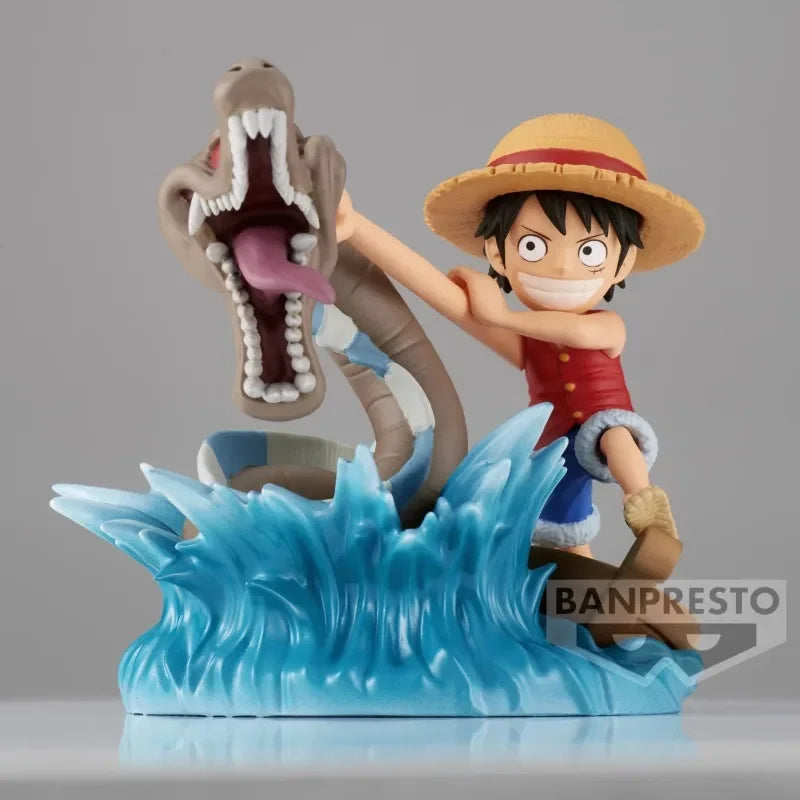 Bandai Original ONE PIECE Anime-Figur Luffy, Herr der Küste, Actionfigur, Spielzeug für Jungen und Mädchen, Weihnachtsgeschenk, Sammlermodell