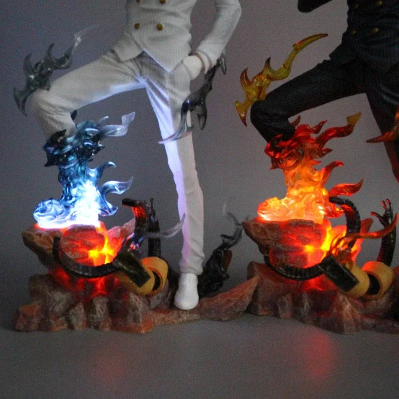 One Piece Gk Sanji Figures Sanji Luminous 27cm Anime Figure Statue Pvc Figurine Model Doll Decoration Collection Room Toys Gifts