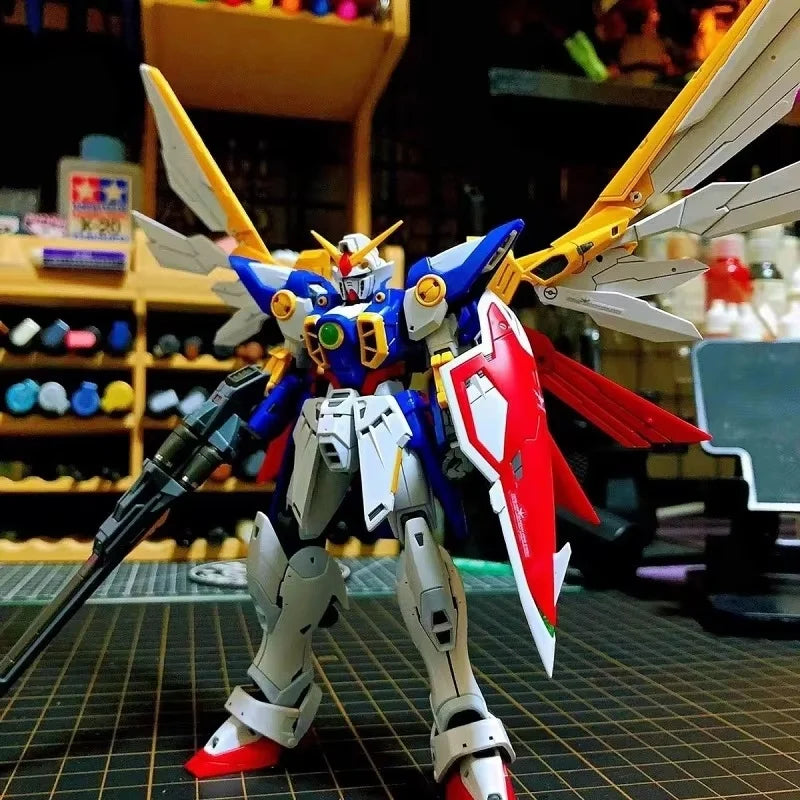 NEW HG 1/144 EW Wing XXXG-01W Zero Type Hairless Prototype Assembly Model Action Figures Kit Desktop Decoration Toy Fans Gift