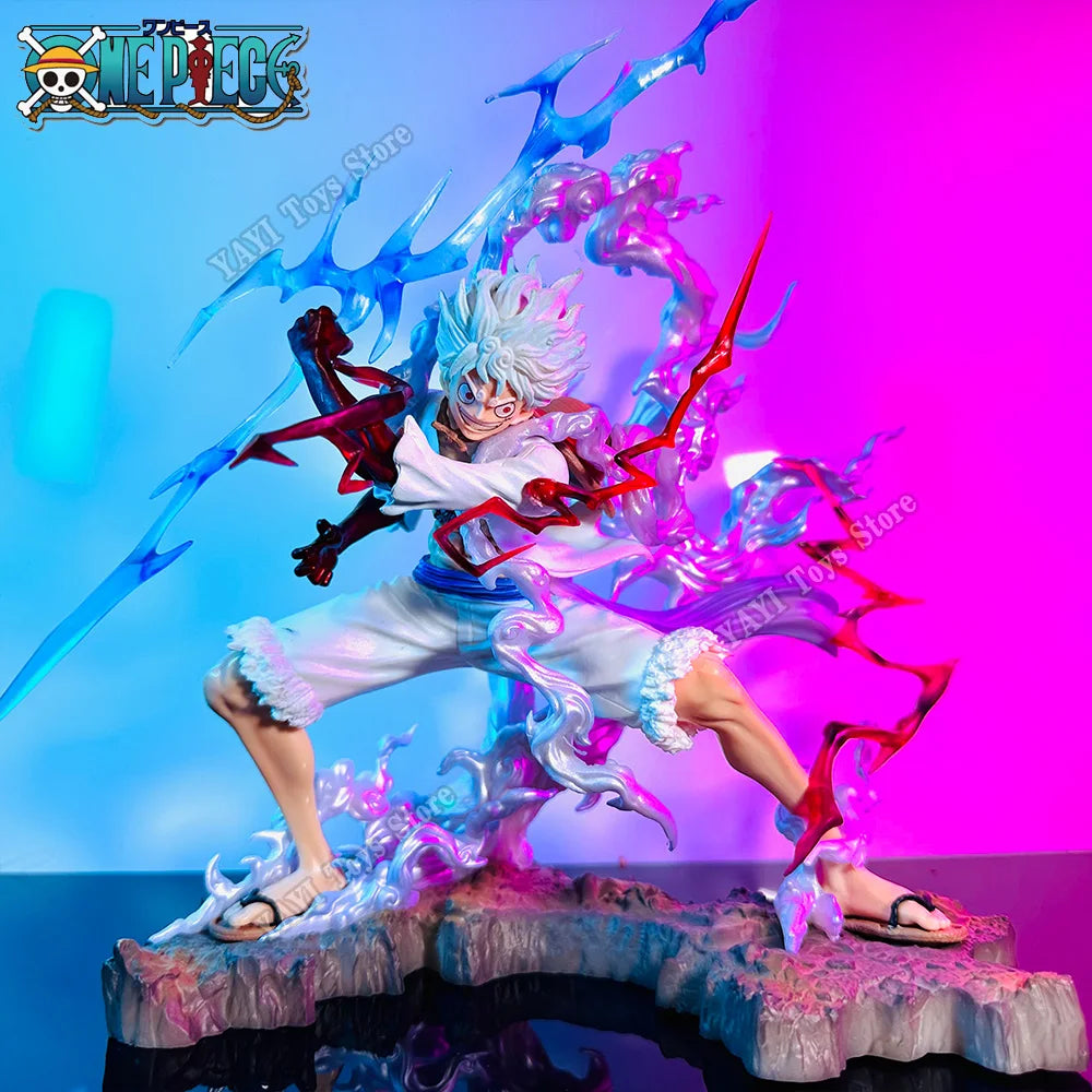 One piece Anime Figures Gk Monkey D. Luffy Gear 5 Action Figures pvc Statue Model Doll Collection Ornaments Gift For Kids toy