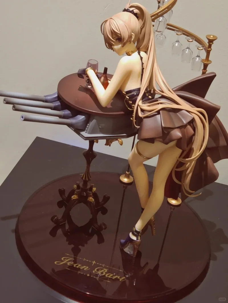 In Stock Original Wings Inc 1/7 Mnf Jean Bart Figure Azur Lane Anime Figures Dress Ver Girl Statue Cartoon Model Desktop
