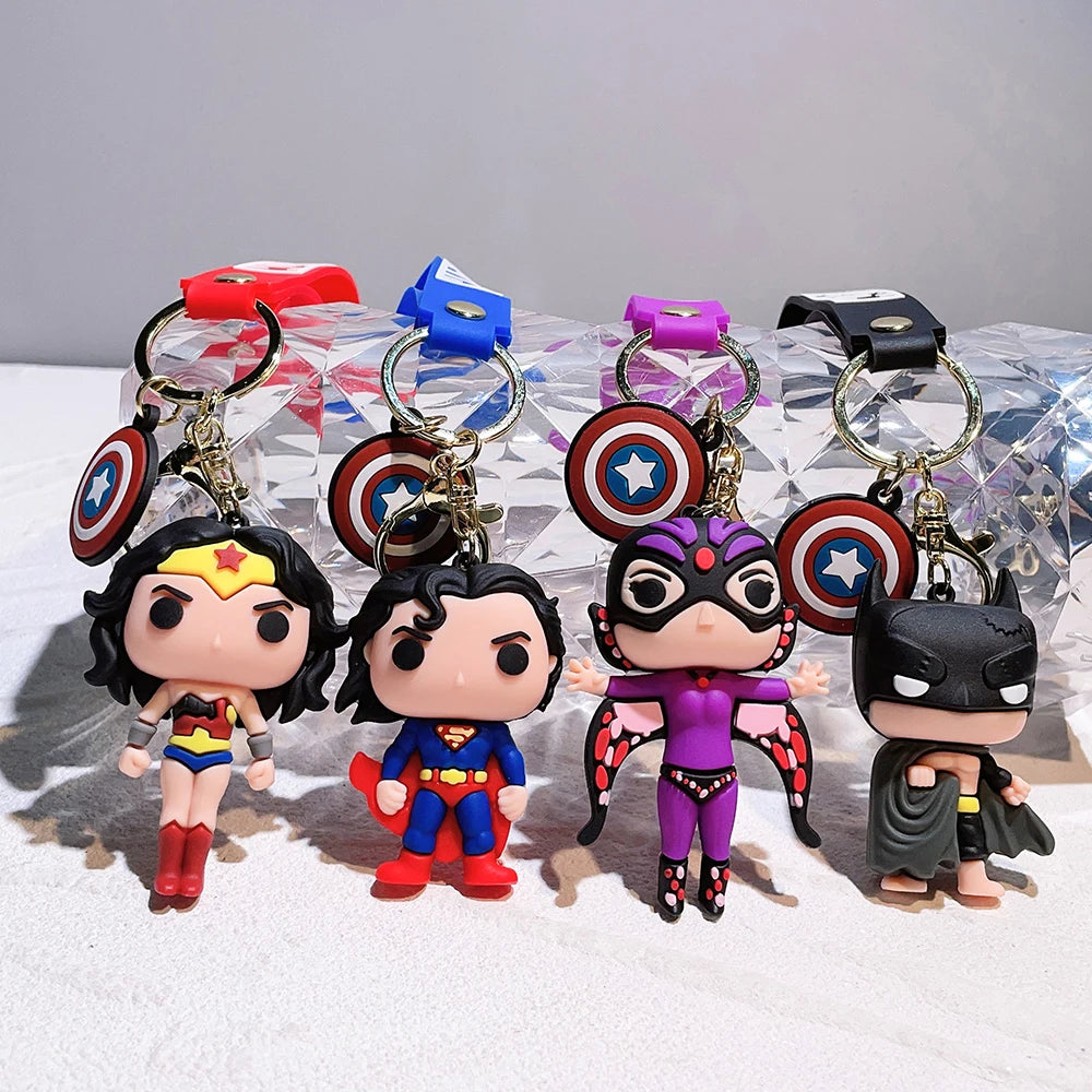 Disney Cartoon Marvel Anime Spider-Man Anhänger Schlüsselanhänger Schlüsselring Autoschlüsselring Handytasche Schmuck zum Aufhängen Kindergeschenke