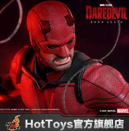 Hot Toys Daredevil Born Again 1 6 Scale Collectible Action Figure Marvel Superhero For Adult Collection Hobby Enthusiasts Gift