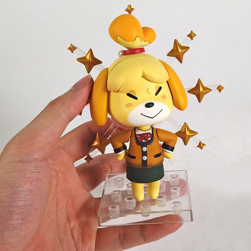 Animals New Horizons 386 Shizue Action Figure Toy PVC Q Version Collection Model Gift for Children