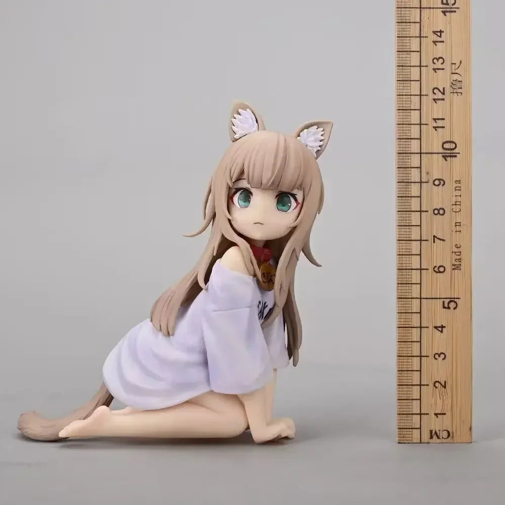 12cm Palette My Cat Is A Cute Girl Anime Figure Cute Cat Girl Model  Peripherals Action Figures Birthday Gift Toys Game Kids