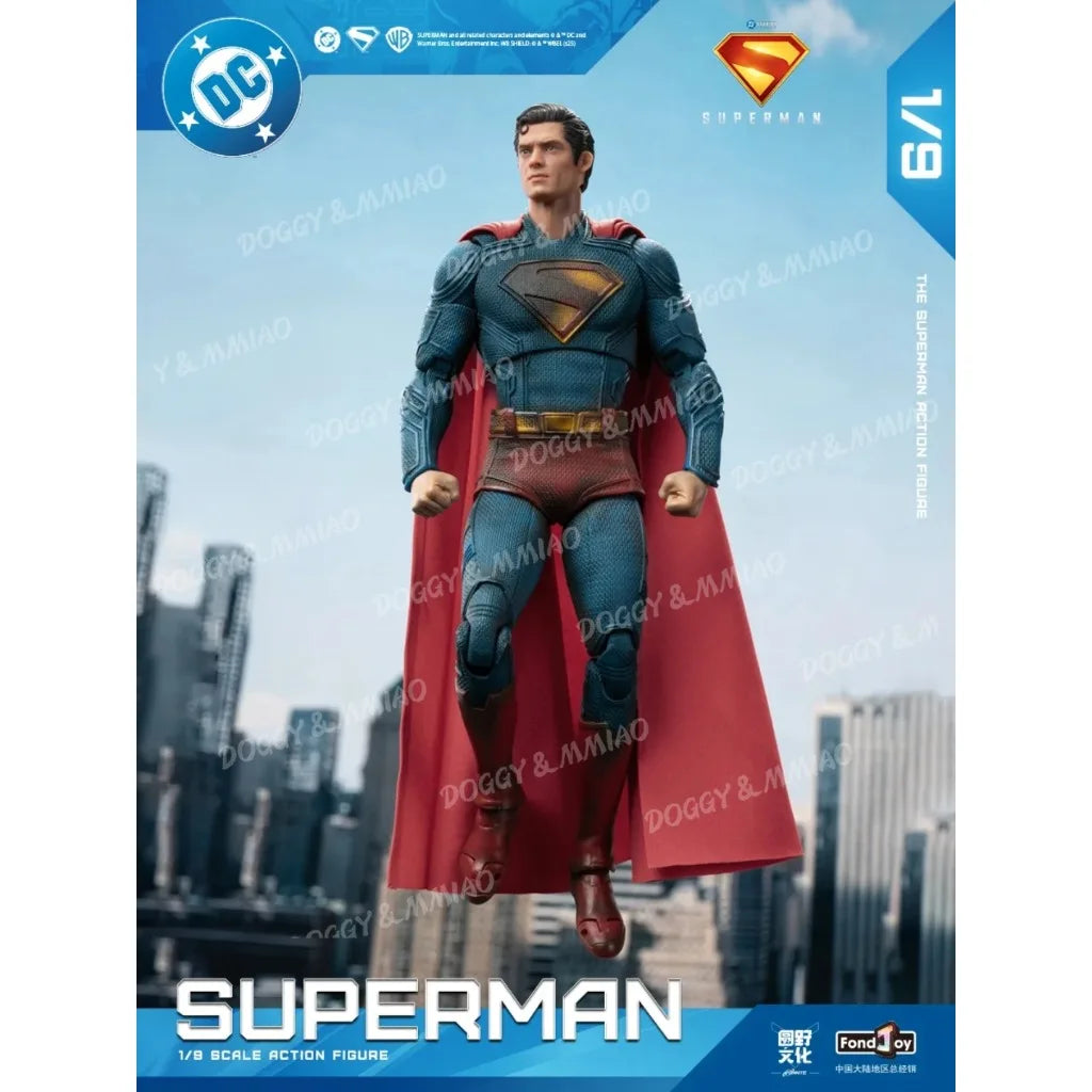 2025 NEW Fondjoy Toys 19cm 1/9 DC Justice League Battle Damaged Superman Action Figure Movie Superman Multiverse Model gift