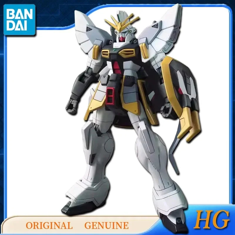 Bandai Original Genuine HG XXXG-01SR GUNDAM SANDROCK Anime Action Figures Toys for Boy Girl Kid Gift Collectible Model Ornaments
