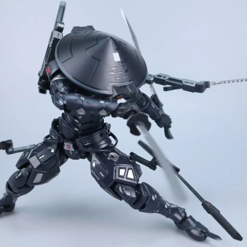 New G I Joe The Rise Of Cobra Dark Sky First Strike Snake Eyes Sc001 Action Figure Gk Movable Joint Doll Model Garage Kit Toys