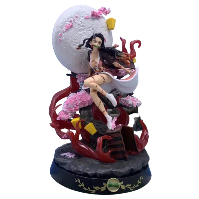 2024 New Anime Demon Slayer Kamado Nezuko Pvc Handwork Model Sculpture Collection Ornaments Children'S Birthday Present Toy