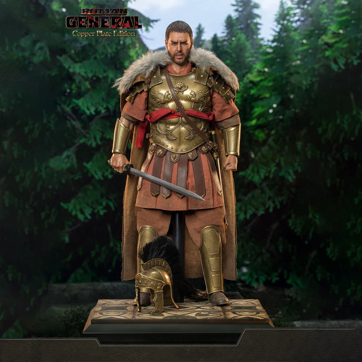 HHMODEL HAOYUTOYS HH18058 Imperial Legion General Bronze Edition 1/6 Action Figure Model Collection Ornament Toy