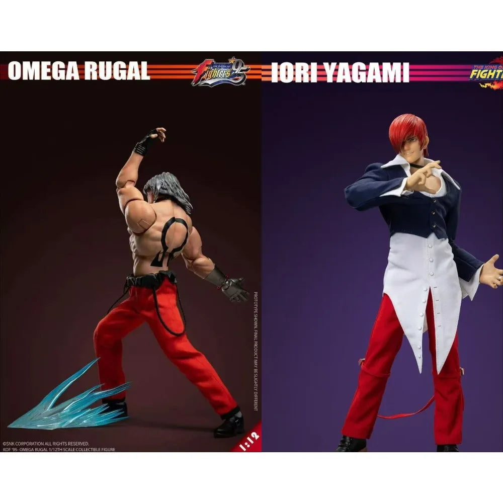 In Stock Tunshi Studio 1/12 TS-016 KOF95 Omega Rugal Bernstein KOF97 Orochi Iori Yagami Anime Action Collection FiguresModelToys