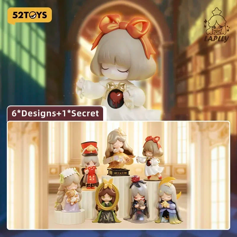 52TOYS Laplly Винтидж Memory Series Blind Box Toys Kawaii Anime Фигурка Caixa Caja Изненада Мистериозна Кутия Кукли Момичета Подарък