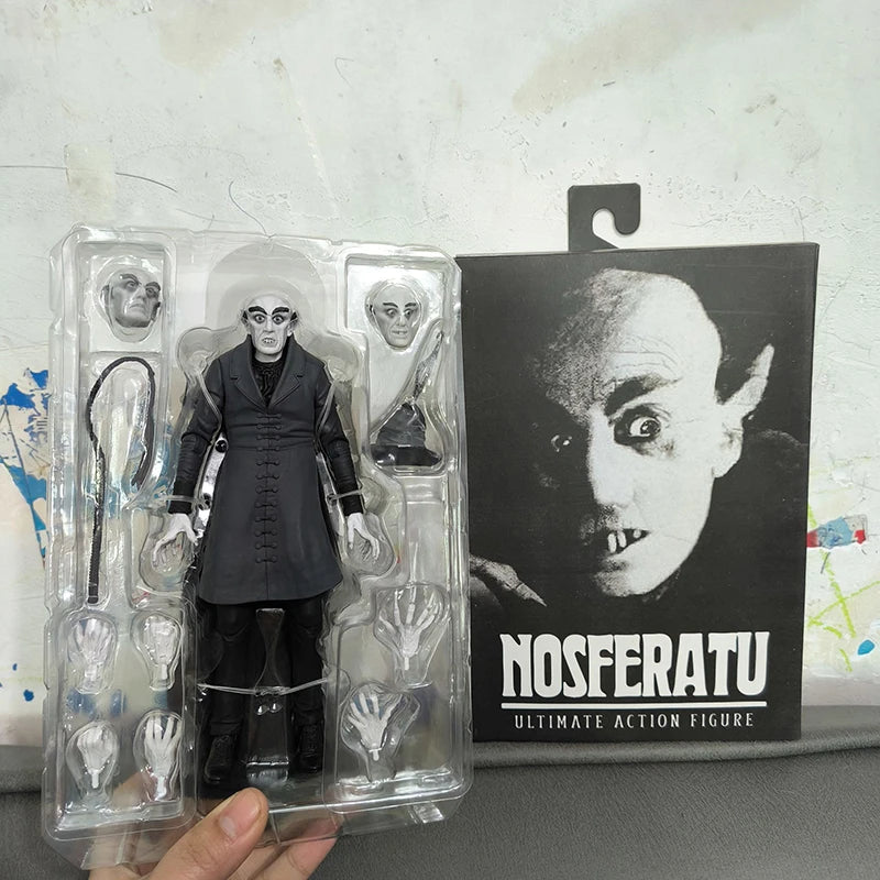NECA Ultimate Count Orlok Black and White Horror Nosferatu Action Figure Model Toys Birthday Gift