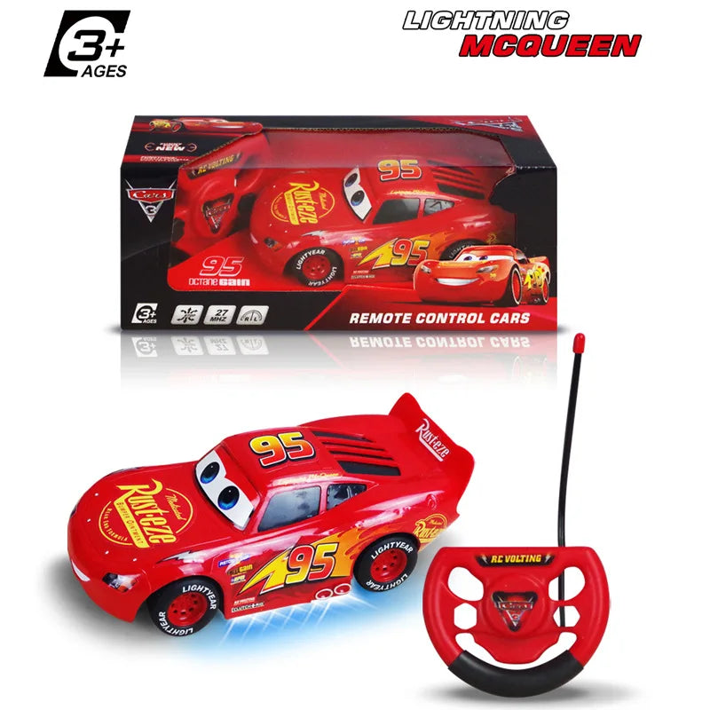 2024 New Disney Pixar Cars 3 Lightning Mcqueen Remote Control Car Electric Remote Control Toy Car Toys For Kids Xmas Gift
