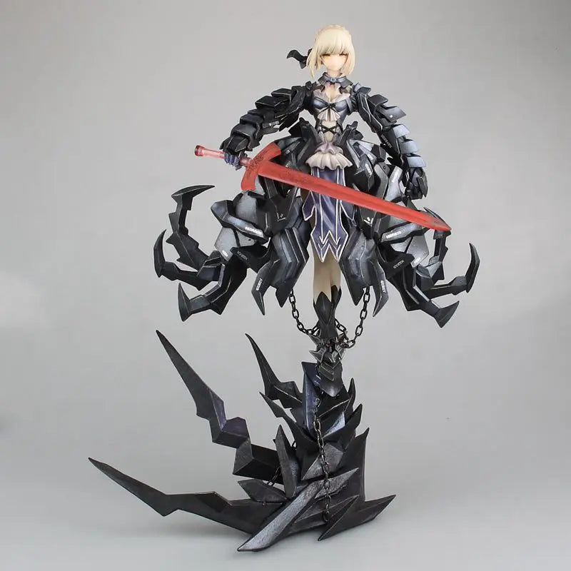 Fate Stay Night Black Saber Altaria Pendragon Matou Sakura Anime Modell Statue Sammlerfigur Black Saber Spielzeug Action Geschenke