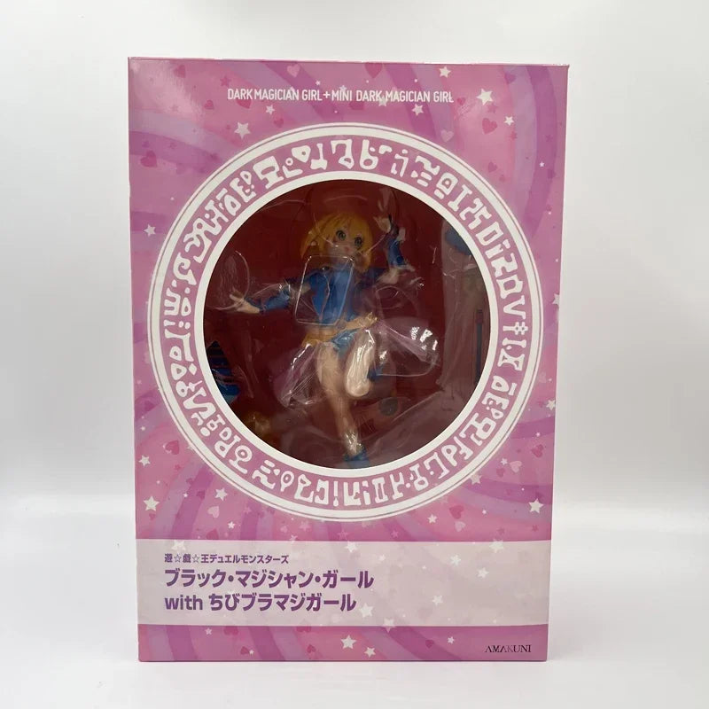 27cm Raa no Yokushinryuu Anime Figure Yu-Gi-Oh! Duel Monsters Yami Yugi Action Figure Dark Magician Girl Figurine Model Doll Toy