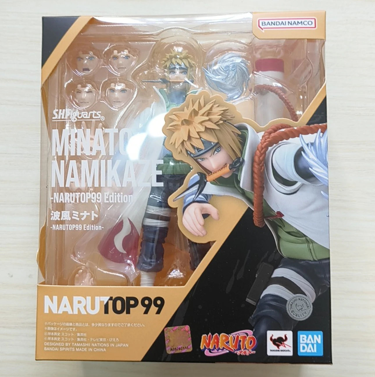 Bandai SH Figuarts Shf Naruto Shippuden Minato Namikaze Narutop99 Edition Anime Action Figures Toys Models Figure Collector