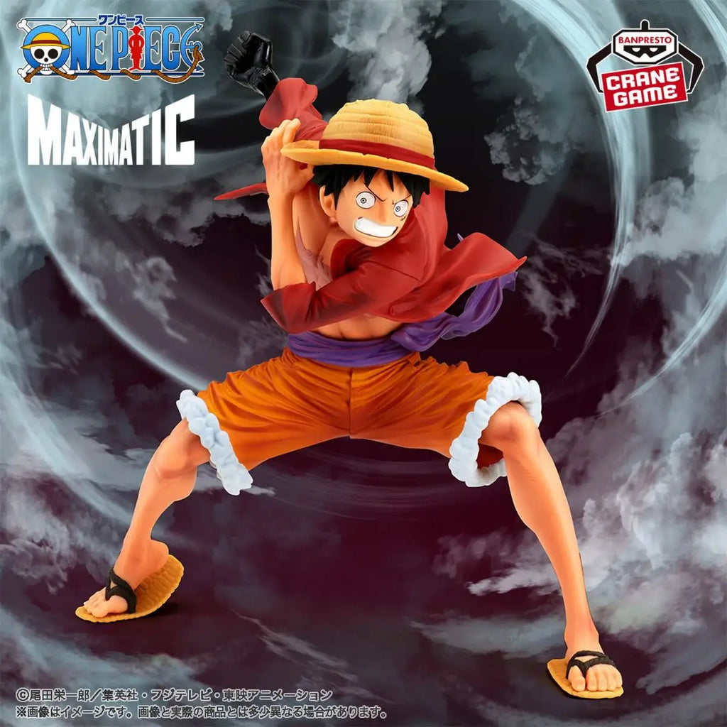 Original BANDAI BANPRESTO ONE PIECE MAXIMATIC MONKEY D.LUFFY SPECIAL Anime-Figuren, Kinderpuppen, Sammlermodellspielzeug
