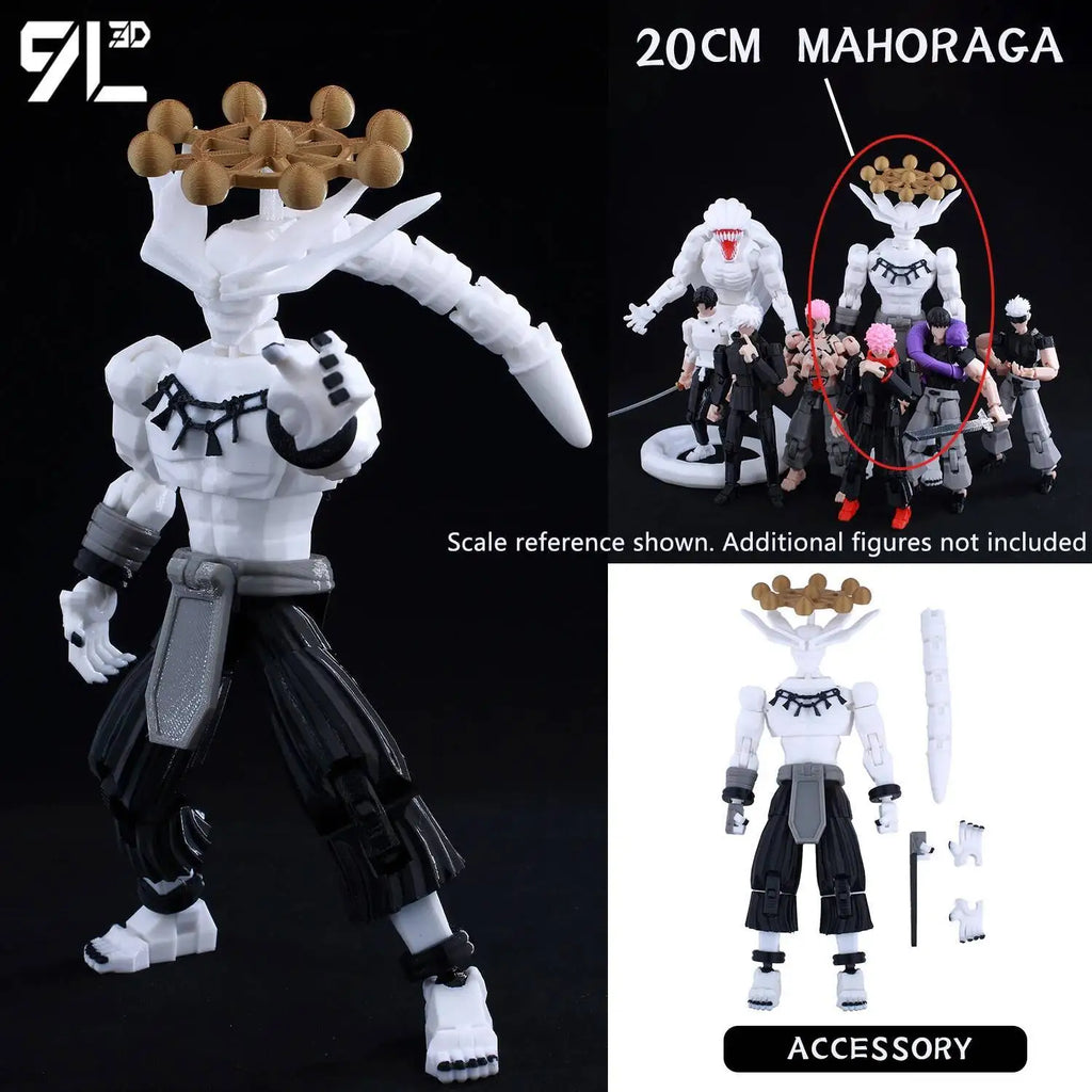 9L 3D-gedruckter Anime Jujutsu Kaisen Sukuna Lucky13 Dummy 13 beweglicher Shapeshift T13 Actionfiguren Schaufensterpuppenspielzeug für Sammler