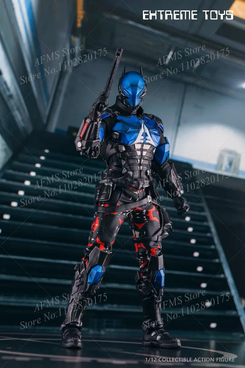 EXTREME TOYS EX001 EX002 1/12 Scale Men Soldier Batman Arkham Knight Full Set 6Inch Action Figure Collectible Figure Body