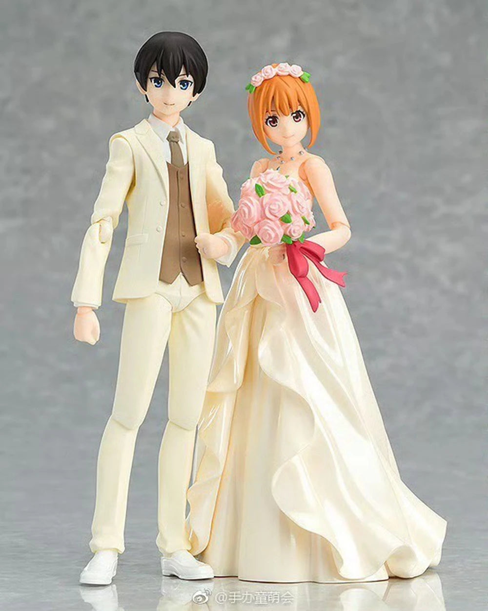 12CM Anime The Quintessential Quintuplets Nakano Yotsuba Figure EX-047 Uesugi Fuutarou Wedding Dress Up Model Toy Action Figure