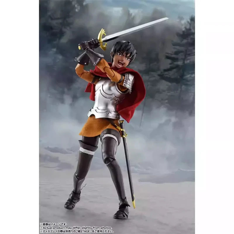 Genuine Bandai Berserk SHF Casca The Band of The Hawk Anime Action Figures Model Figure Toys Gift for Toys Hobbies Children