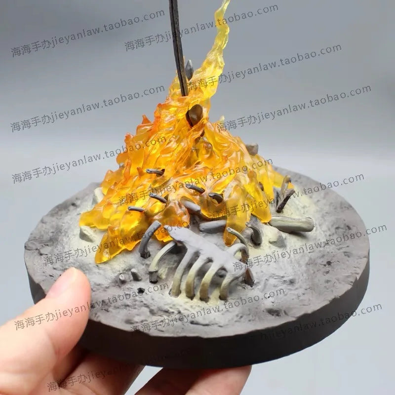 In Stock Anime DARK SOULS Figure Bonfire A Glowing Bonfire Figures Comes with Remote Control PVC Collection Model Christmas Gift