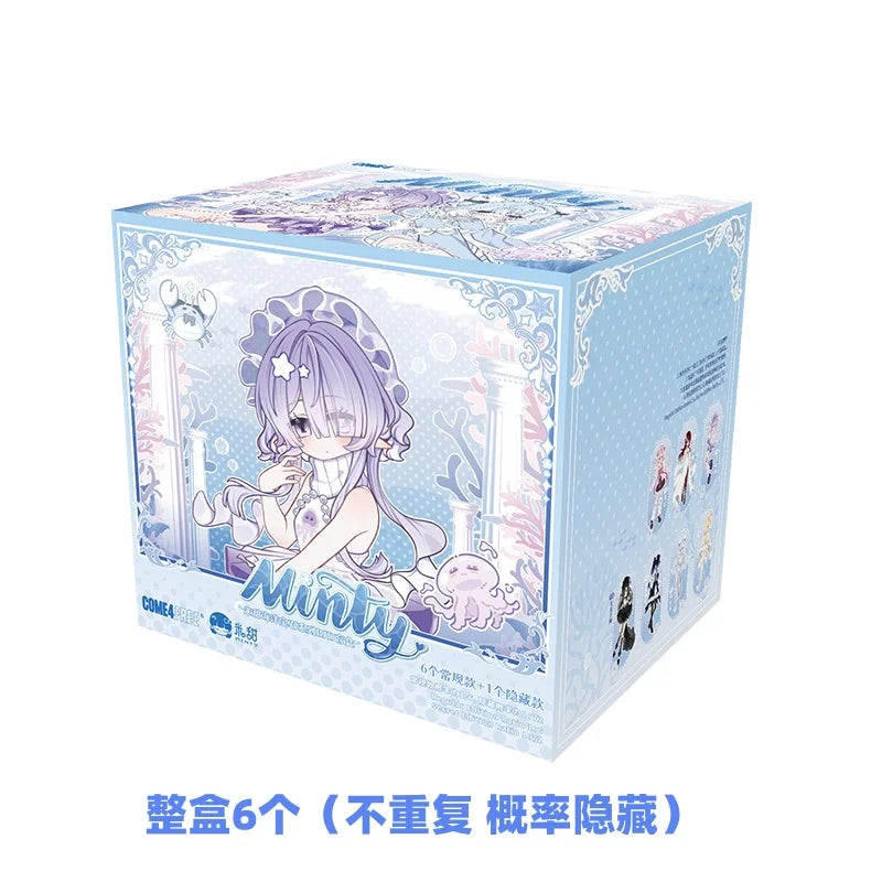 Genuine Come4free Minty 1/8 Bjd Ocean Gem Series Blind Box Articulated Action Figure 8 Point Bjd Model Collectible Toy Play Gift