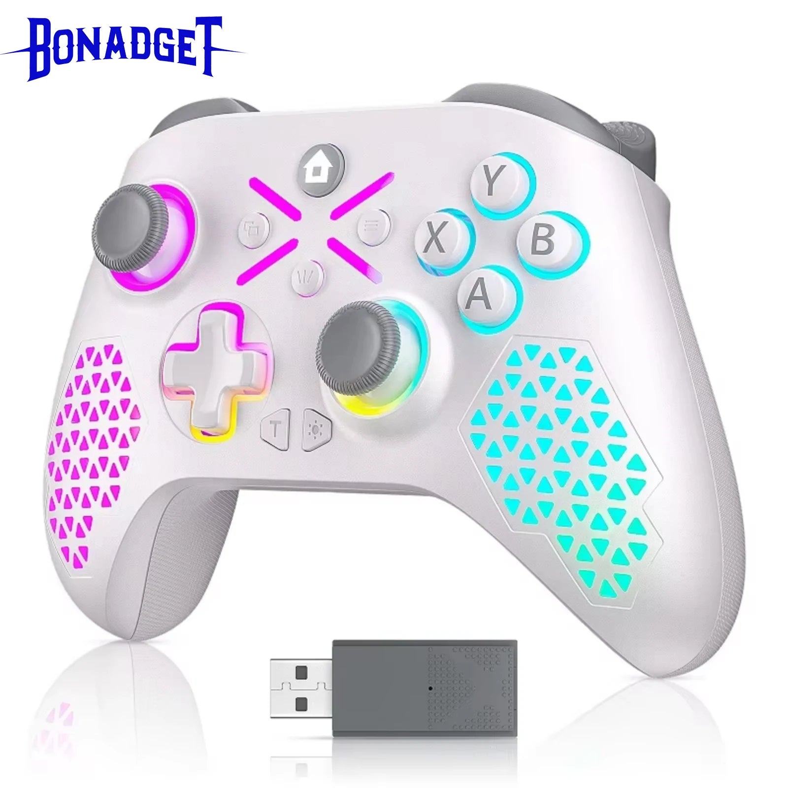 Controller For Xbox One/S/X/Series S/X PC Console Gaming Joystick 2.4G Wireless Gamepad 6-Axis Dual Vibration Hall Effect Rocker