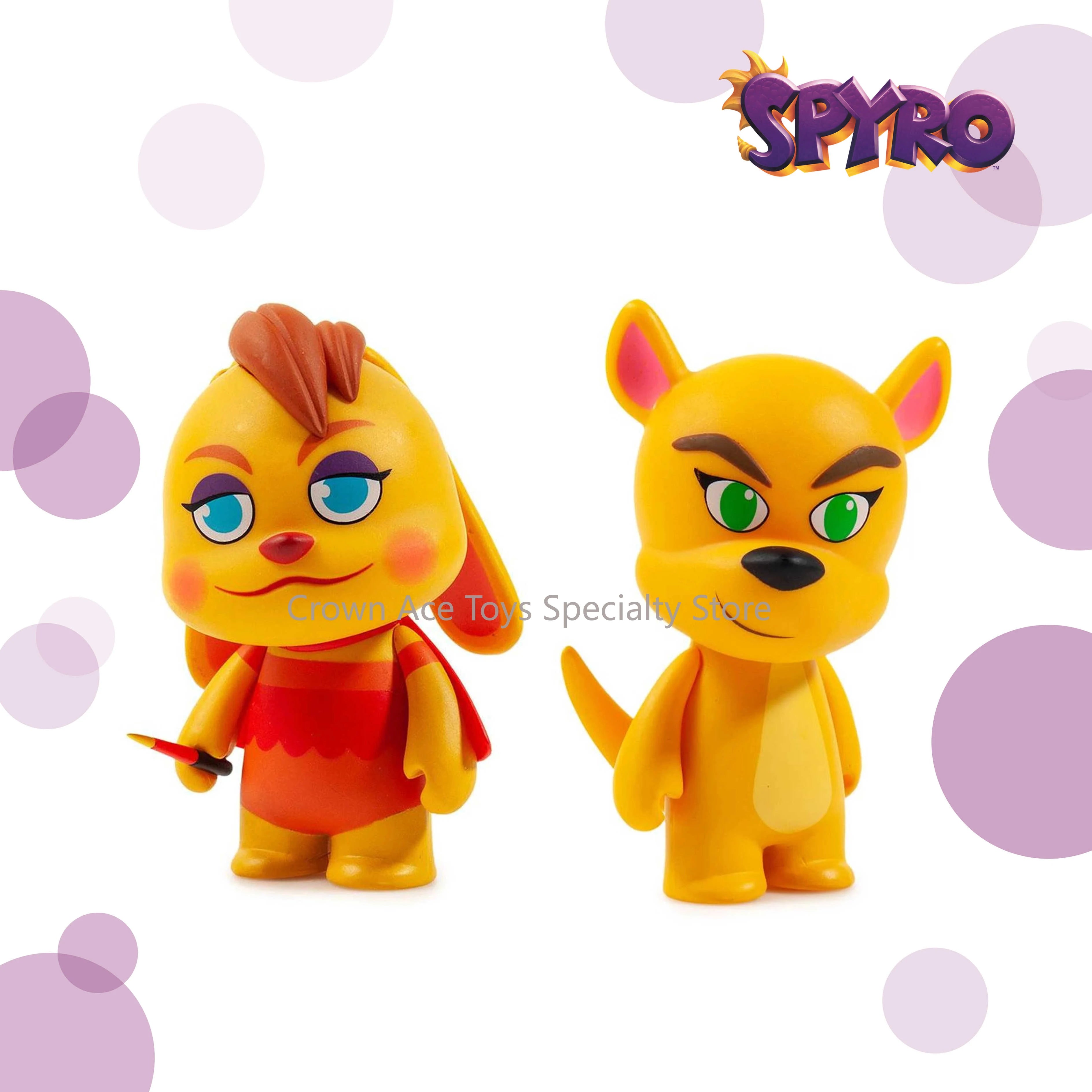 In Stock Kidrobot Spyro The Dragon Agent 9 Moneybags Bianca Ripto Sheila The Kangaroo 3" Cute Blind Boxes Ornaments Trendy Toys