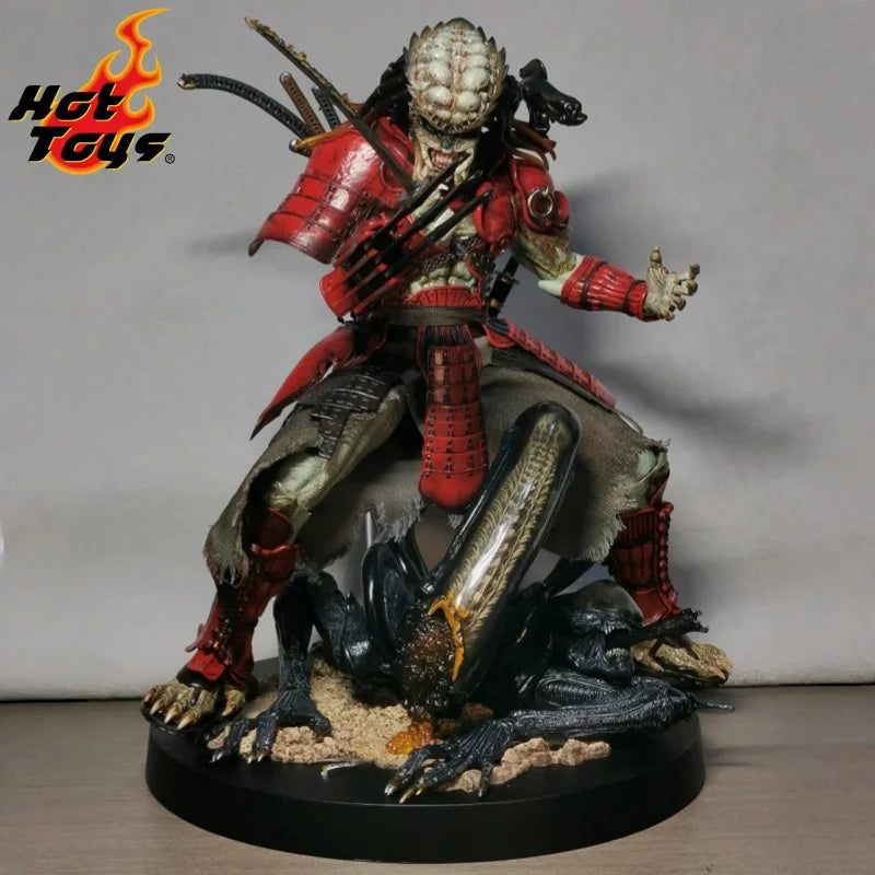 In Stock Original HOTTOYS HT 1/6 AC06《Alien Vs Predator》Samurai Predator Action Figures Collectable Model Surprise Toy Gift