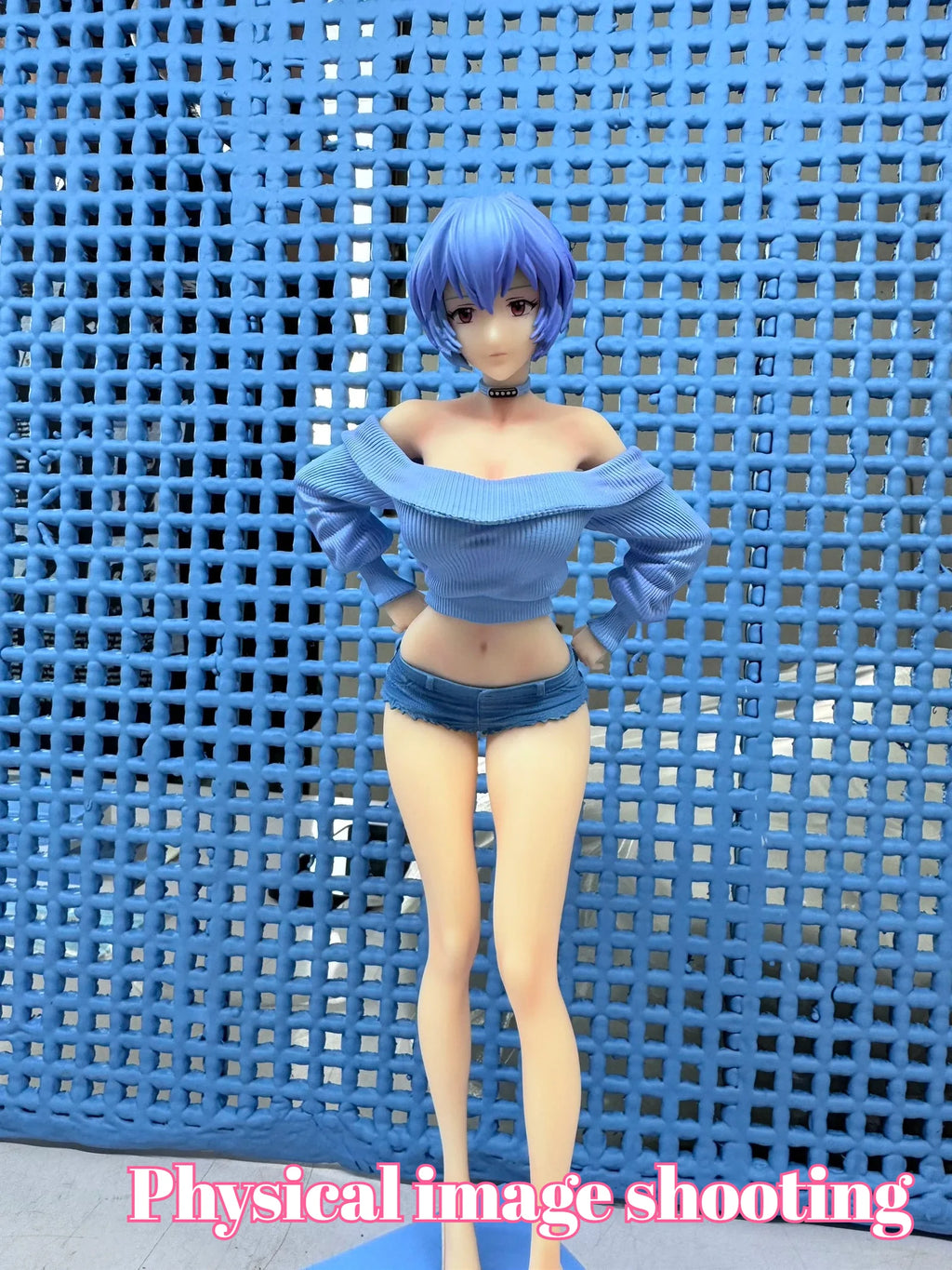 In Stock Summer Girlfriend Series Mari Statue Makinami Makinami Rei Ayanami Set Anime PVC Figure Model Collect Desktop Toy Gift