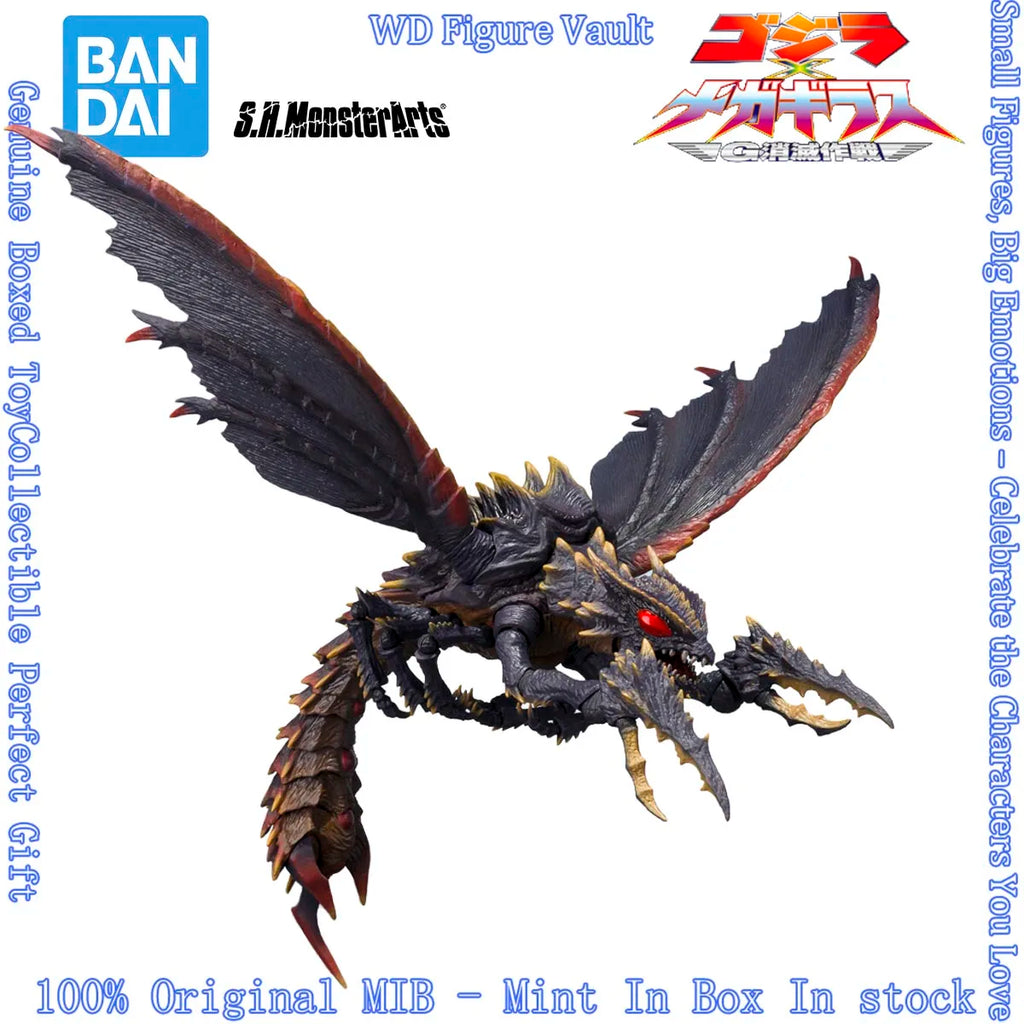 Bandai S.H.MonsterArts Megaguirus Evolution Set Godzilla vs Megaguirus G Annihilation Strategy Collectible Action Figure Model