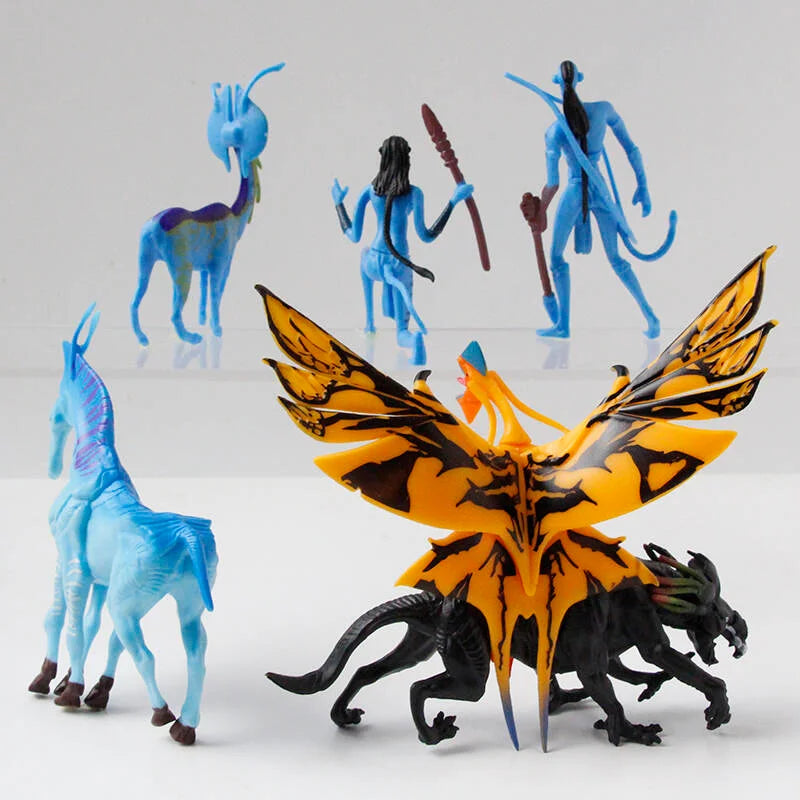 Avatar: The Way Of Water Collectible Action Figure - Na'Vi Jake Sully Neytiri - Statue Figure Model For Room & Desk Decoration