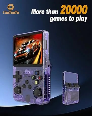 R36S Retro Handheld Video Game Console Linux System 3.5 Inch IPS Screen R35s Pro Portable Pocket Video Player 64GB/128G Games