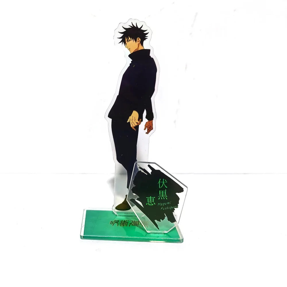 Anime Jujutsu Kaisen Gojo Satoru Geto Suguru Megumi Yuji Nobara Ieiri Shoko Acrylic Stand Doll Game Figure Model Plate Cosplay