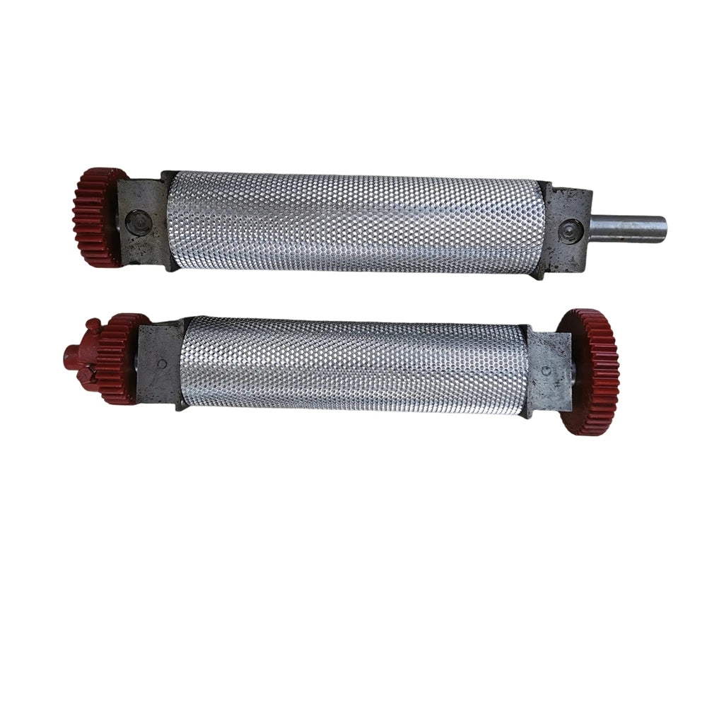 2 Rollers Set Beeswax Foundation Embossing Rollers 310mm/450mm Customized Cell Size Beekeeping Equipment for Beeswax Foundation