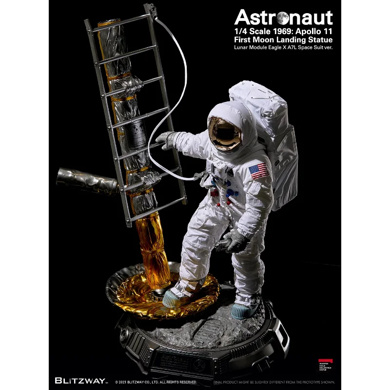 【Spot Goods】Original Blitzway BW-SS-21101 1/4 Astronaut 2.0 Apollo 11 Statue Anime Doll Collection Gifts